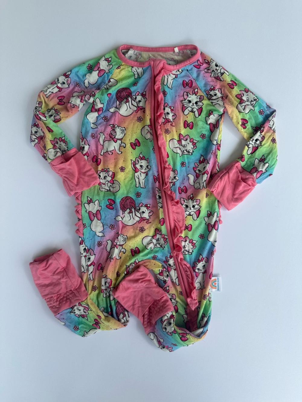 Bamboo Bliss | Disney Aristocats Marie Onesie | 6-12 months